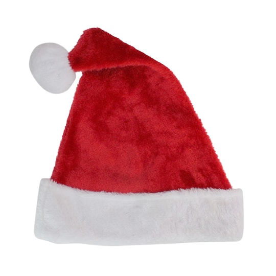 17&#x22; Traditional Red &#x26; White Santa Hat, Adult Large